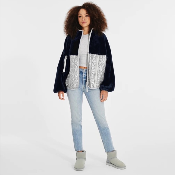 UGG Marlene Quilted Fleece Jacket - Picture 2 of 9